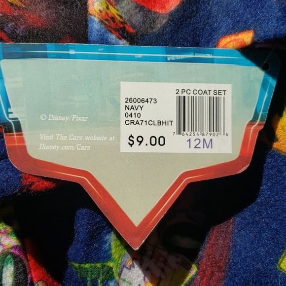 Boys Disney Cars P.J's - Picture 2 of 2